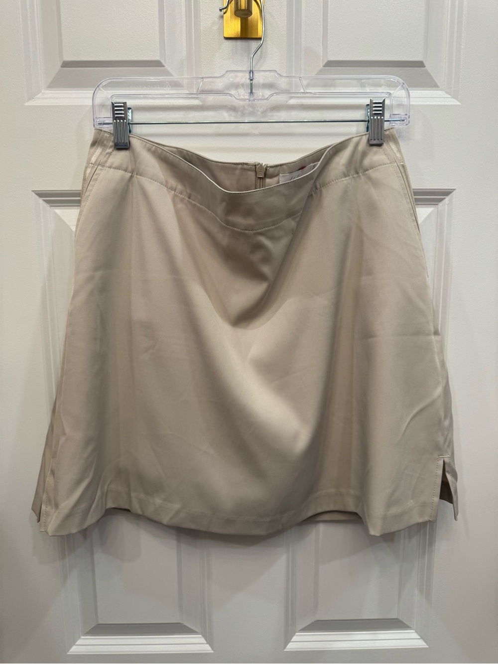 Lady Hagen Beige A-Line Golf Tennis Skort
